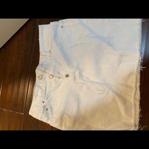 Zara White Mini Skirt